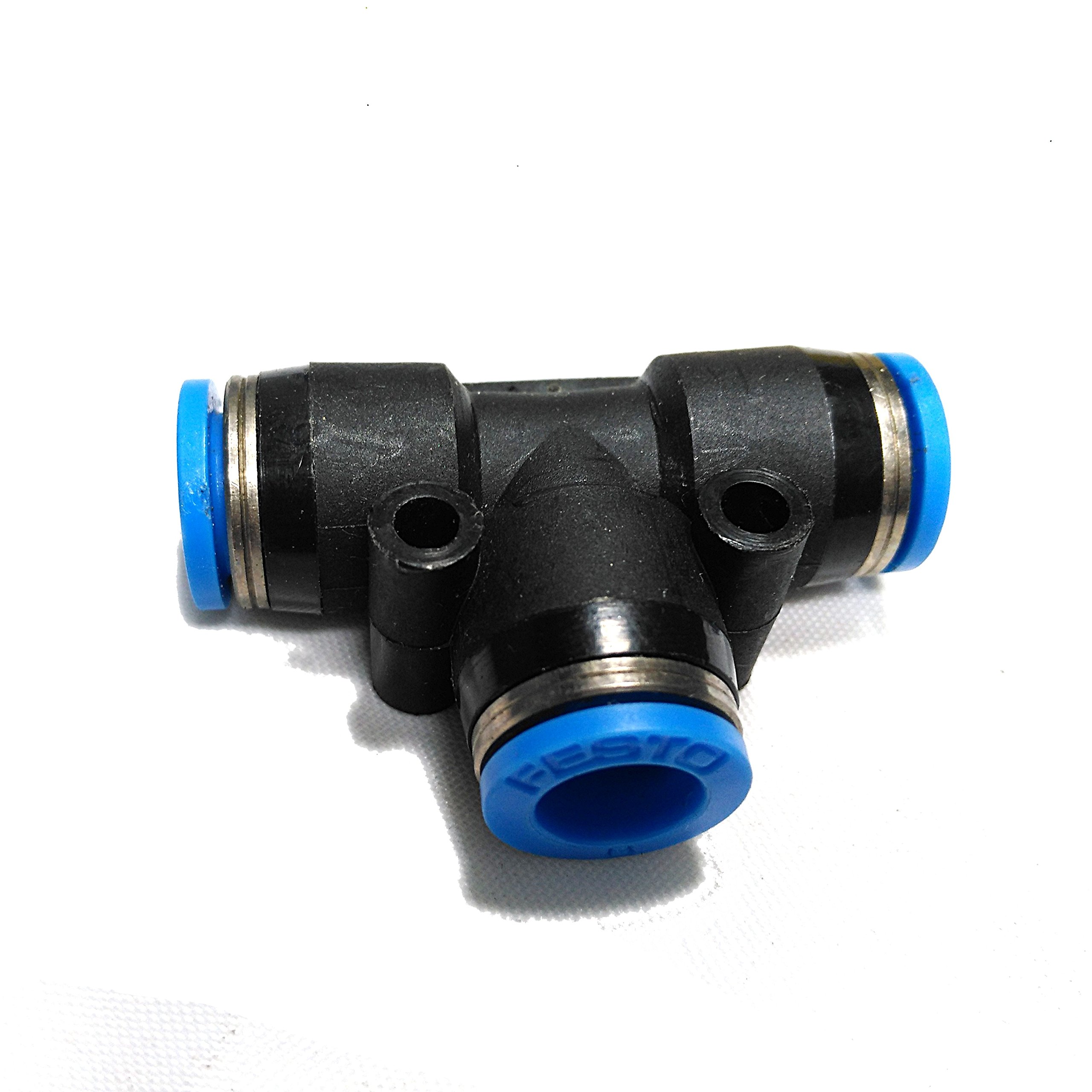 Festo QST-3/8-12 Push-In T-Fitting, 10 mm (Pack of 10)