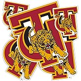 Desert Cactus Tuskegee University Sticker Golden Tigers Vinyl Decals Laptop Water Bottle Car Scrapbook Sheet T3 (Type 3-1)