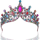 Kamirola Baroque Queen Crown,Rhinestone Wedding Bridal Crown and Tiaras Crystal Headband For Birthday Prom Pageant Party halloween… TR09