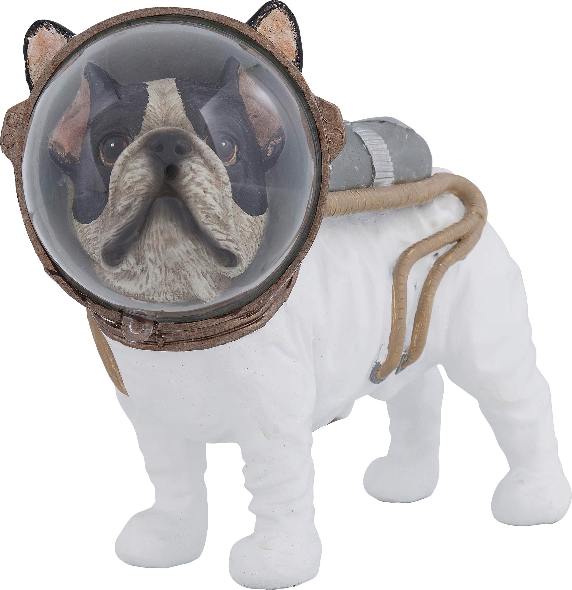 Kare Space Dog Deco Figurine, Multi-Color, 12 x 25 x 21 cm