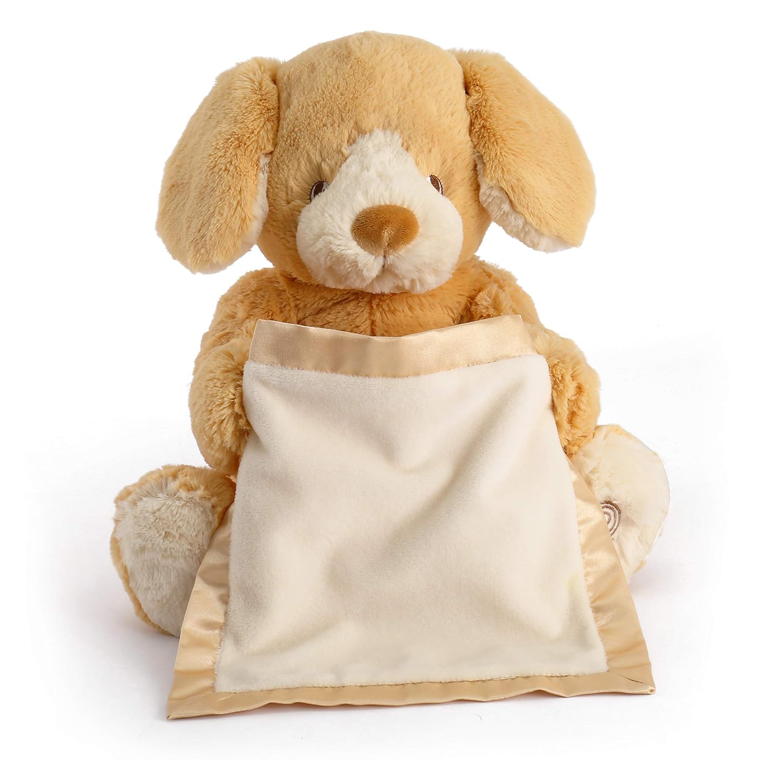 gund peek a boo puppy blue