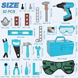 Vanplay Kids Tools Set 52Pcs Pretend Play Drill Tool Belt 3 4 5 6 Years view 7