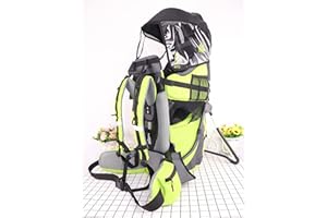 LY WONDERFUL Premium Baby Backpack Carrier for Hiking with Kids – Carry Your Child Ergonomically 110 (Green)