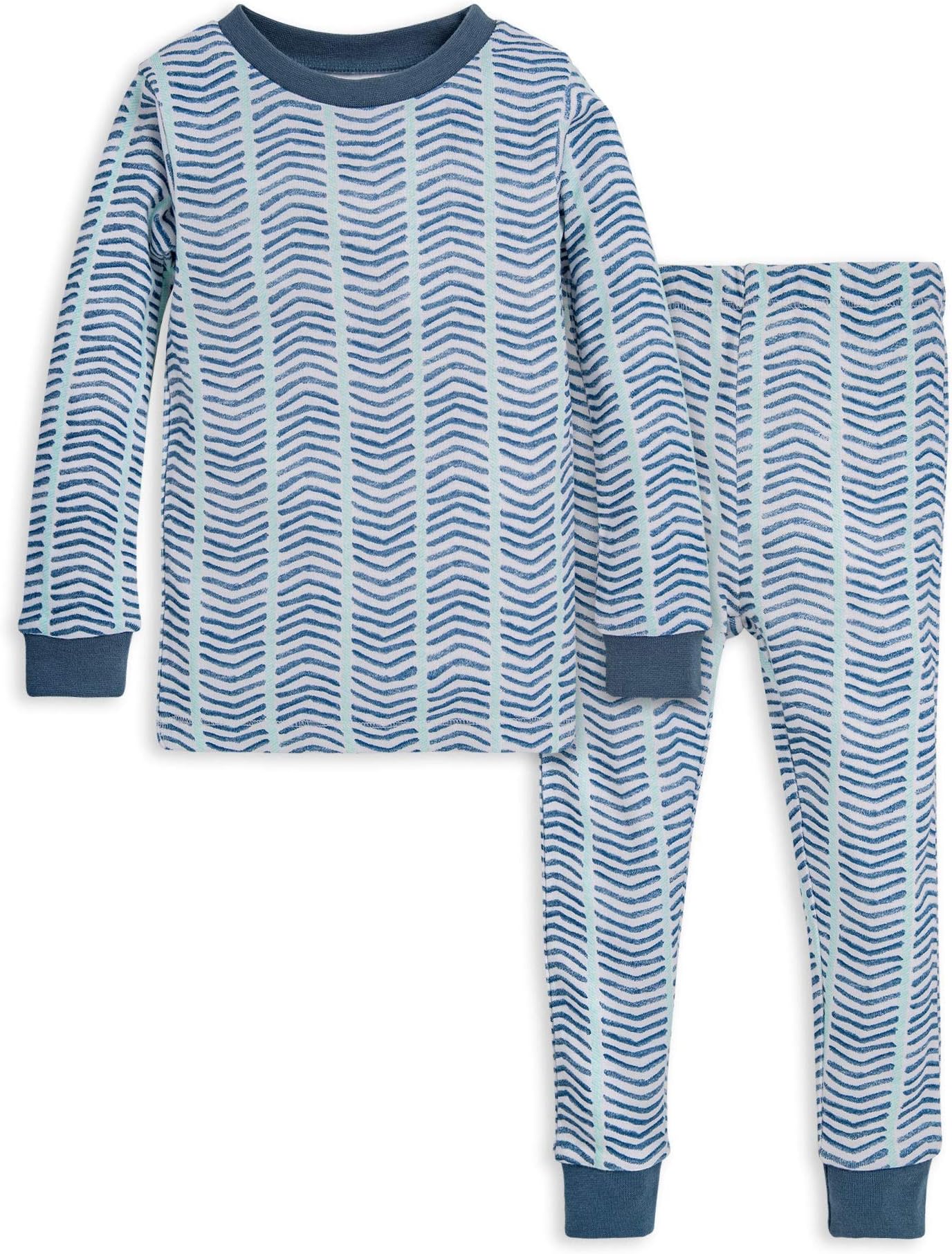 Burt's Bees Baby Baby Pajamas, Tee and Pant 2-Piece PJ Set, 100% Organic Cotton