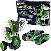 Thames & Kosmos Robotics: Smart Machines – Sidekick | Build a 4-Wheeled Rover & a 2-Wheeled Robot | Customizable Intro to Robotics & Programming | Includes LEDs, Speaker, Motors, Infrared Sensor