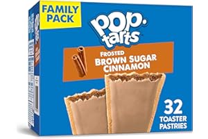 Pop Tarts Frosted Brown Sugar Cinnamon Toaster Pastries 32 Count MEGA Box