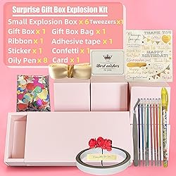 JINSTABAG Surprise Box Gift Box for Money, DIY