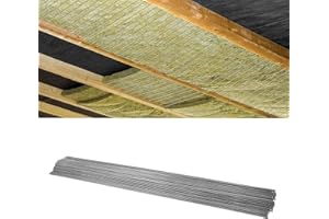 100 Pcs 16 Inch Insulation Support - 16" Carbon Steel Metal Insulated Wire for Attic, Ceiling Insulation, DGG005