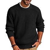 PJ PAUL JONES Mens Sweater Crewneck Knit Sweaters Casual Textured Pullover Sweater