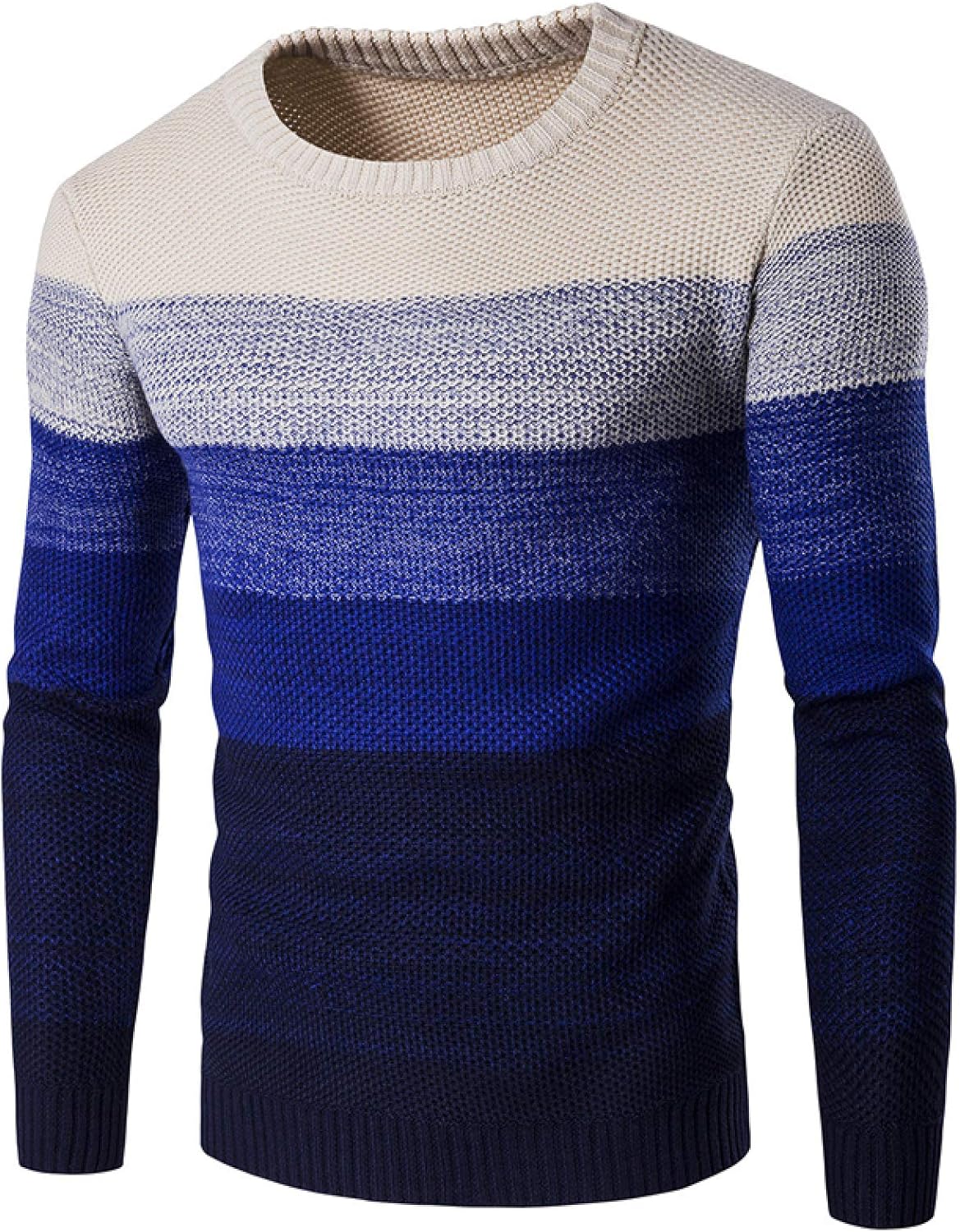 Suéter de Manga Larga para Hombre, cálido, Informal, a la Moda, de Gran tamaño, con Costuras Suéter de Manga Larga para Hombre, cálido, Informal, a la Moda, de Gran tamaño, con Costuras