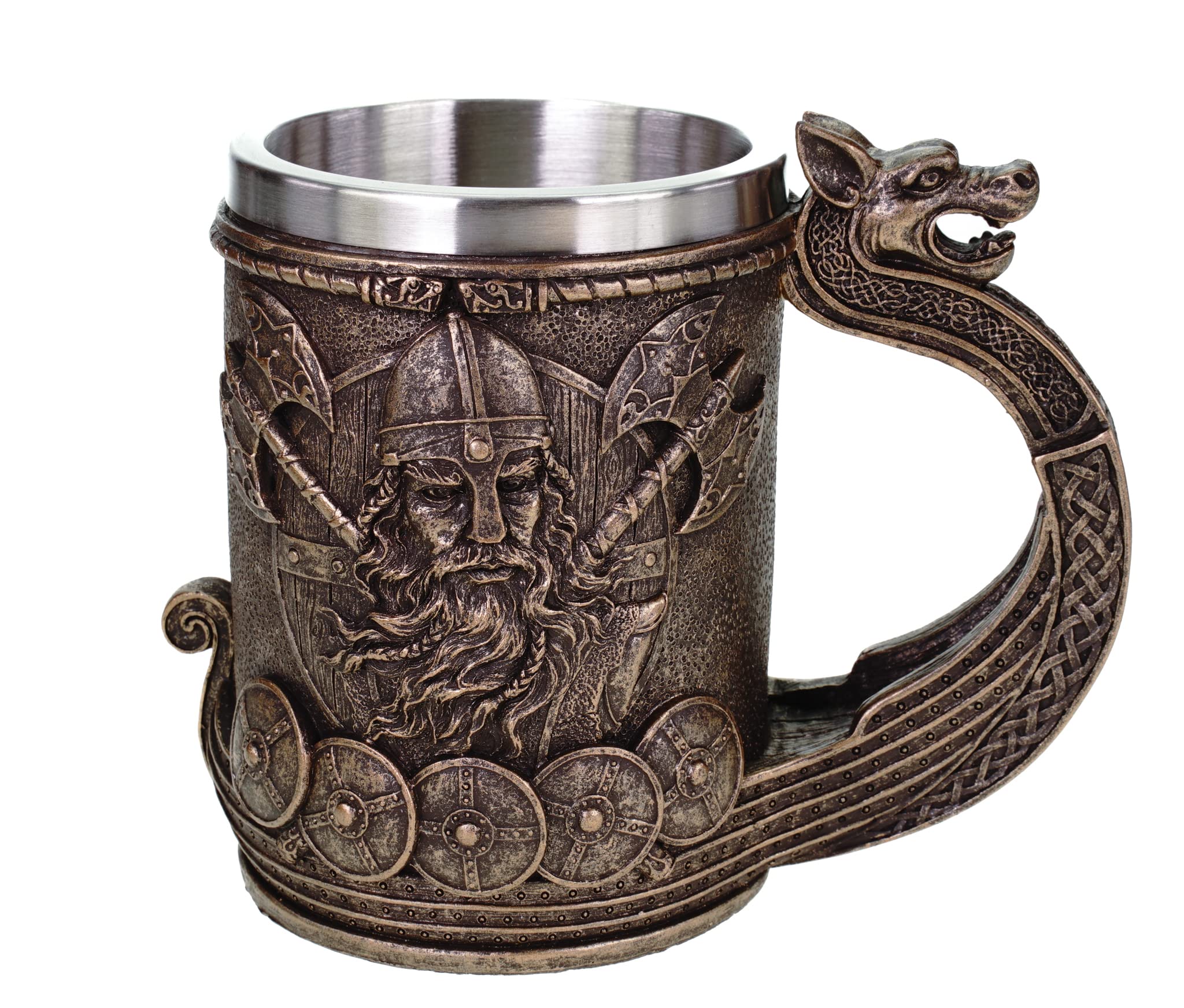 Vogler Drakar 816-931 Viking Tankard with Metal Insert