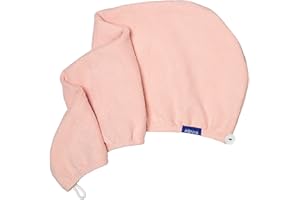 AQUIS Hair Wrap Hair-Drying Tool, Water-Wicking, Ultra-Absorbent Recycled Microfiber, 10'' x 29''