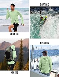 Rash Guard for Men Hoodie Shirts Long Sleeve