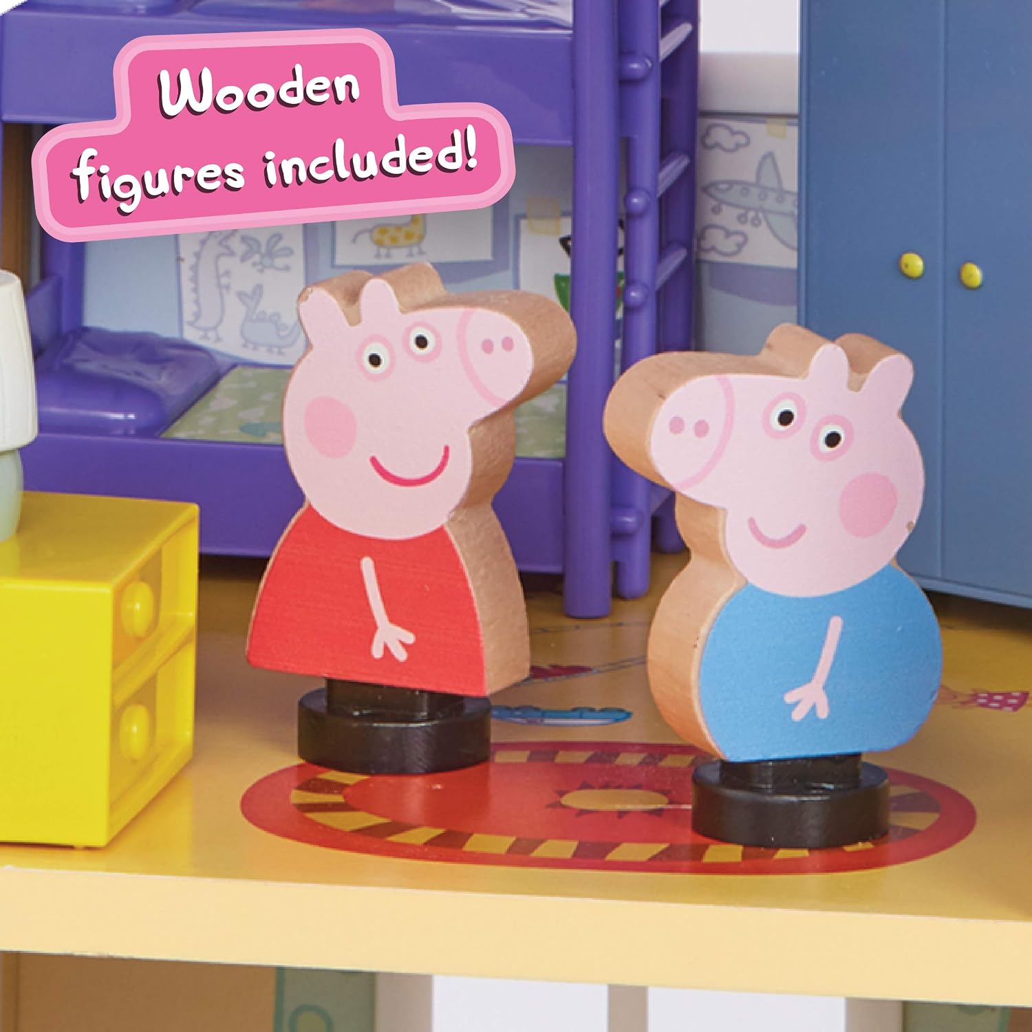 Peppa Pig Wooden Playhouse, dolls house, playhouse, imaginative play, preschool toys, fsc certified, sustainable toys - Image 5