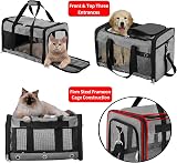 GRTLPOK Soft Sided Pet Carrier Grey M 17 lb 43x28x28 cm Airline Approved view 3