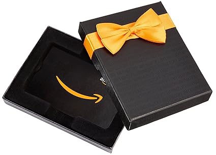 Amazon.de Geschenkkarte in Geschenkbox (Schwarz) - mit kostenloser Lieferung per Post