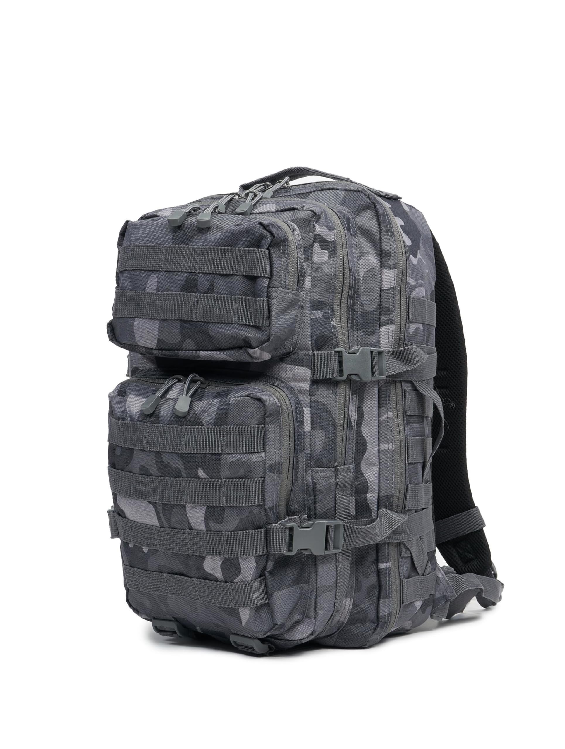 Brandit US Cooper Backpack Large, Black/Grey, Basic / 40 Liter