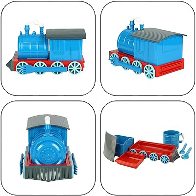 Buy Kidsfunwares Chew Chew Train Kids Dinnerware Set With Utensils Blue Online In Indonesia B0036zboa6