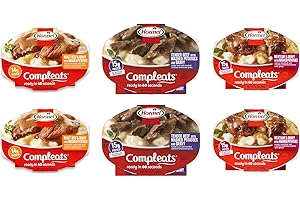 Hormel Compleats Beef Bundle - Roast Beef & Mashed Potatoes with Gravy, Meatloaf & Gravy with Mashed Potatoes, Tender Beef wi