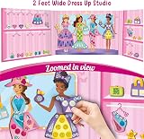 Imagimake Magnetic Dress-Up Princess Play Studio with 10 Dresses 20 Accessories view 4