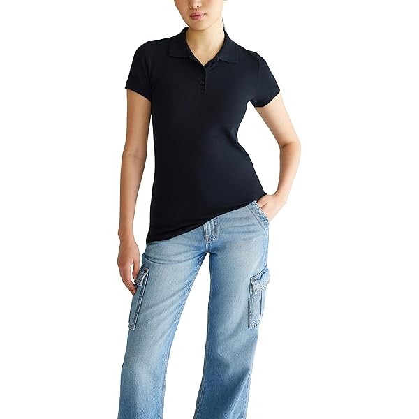 IZOD Women's Short Sleeve T-Shirt - Blue, Cap Sleeve, Twist Hem, Soft Polyester-Rayon Blend, Size Small