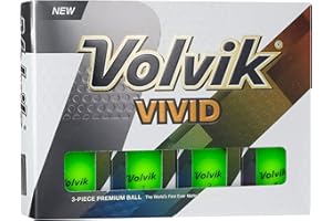 Volvik Vivid Matte Finished Colored Golf Balls (One Dozen)
