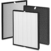Prestivair 818 Replacement Filter 3-Stage Filtration, Compatible with Okaysou Apollo 818 Air Purifier, H13 True HEPA + Activated Carbon