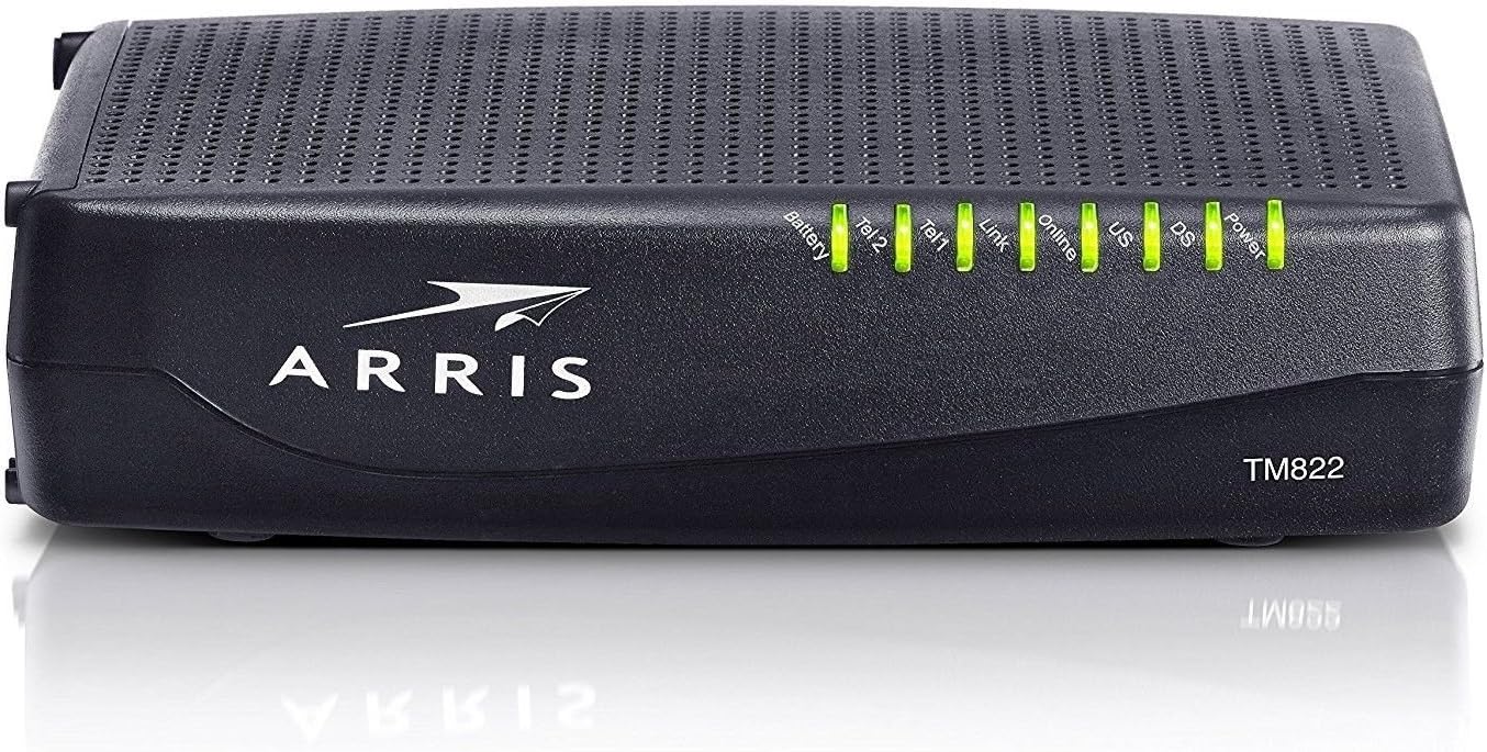 Arris TM822G Módem de cable telefónico DOCSIS 3.0 8x4