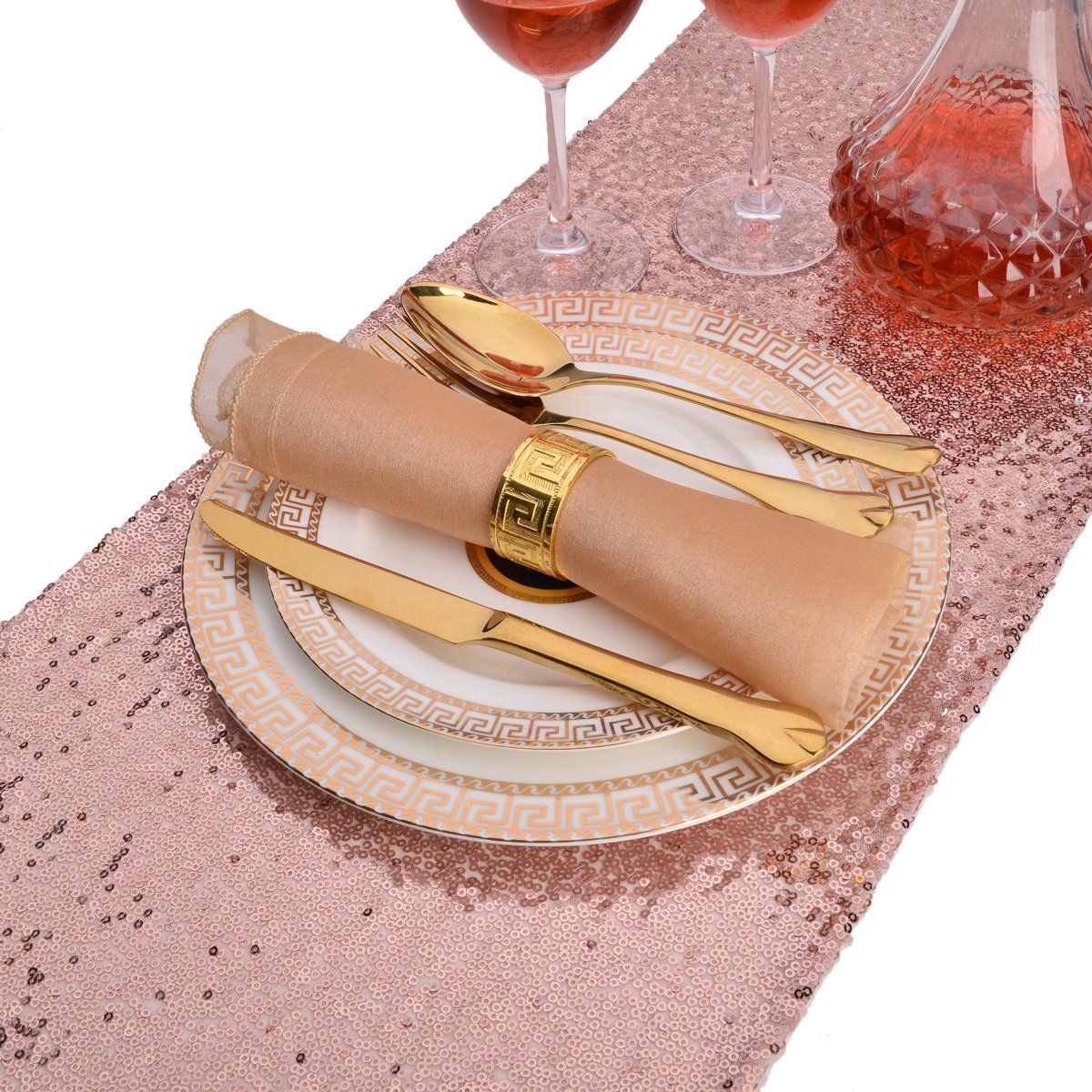 Best Wedding Satin Rose Table Runner