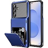 Vofolen for Samsung Galaxy S25 Case Wallet with Card Holder Dual Layer Heavy Duty Shockproof Hidden Flip 4-Card Slots Large Storage Protective Galaxy S25 Wallet Case for Women Men, 6.2" Navy