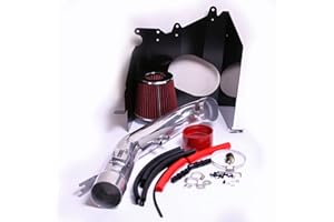 INTAKE KAI INTAKEKAI Performance Air Intake (Compatible with 2004-2015 Nissan Titan Armada / 2004-2010 Infiniti Qx56 5.6 5.6l V8) (RED)