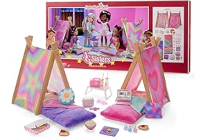 American Girl Sisters Glamping Girls Sleepover Playset