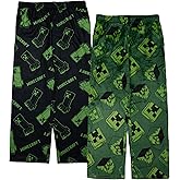 Minecraft boys 2-pack Pajama Pant, Soft & Comfortable for Kids