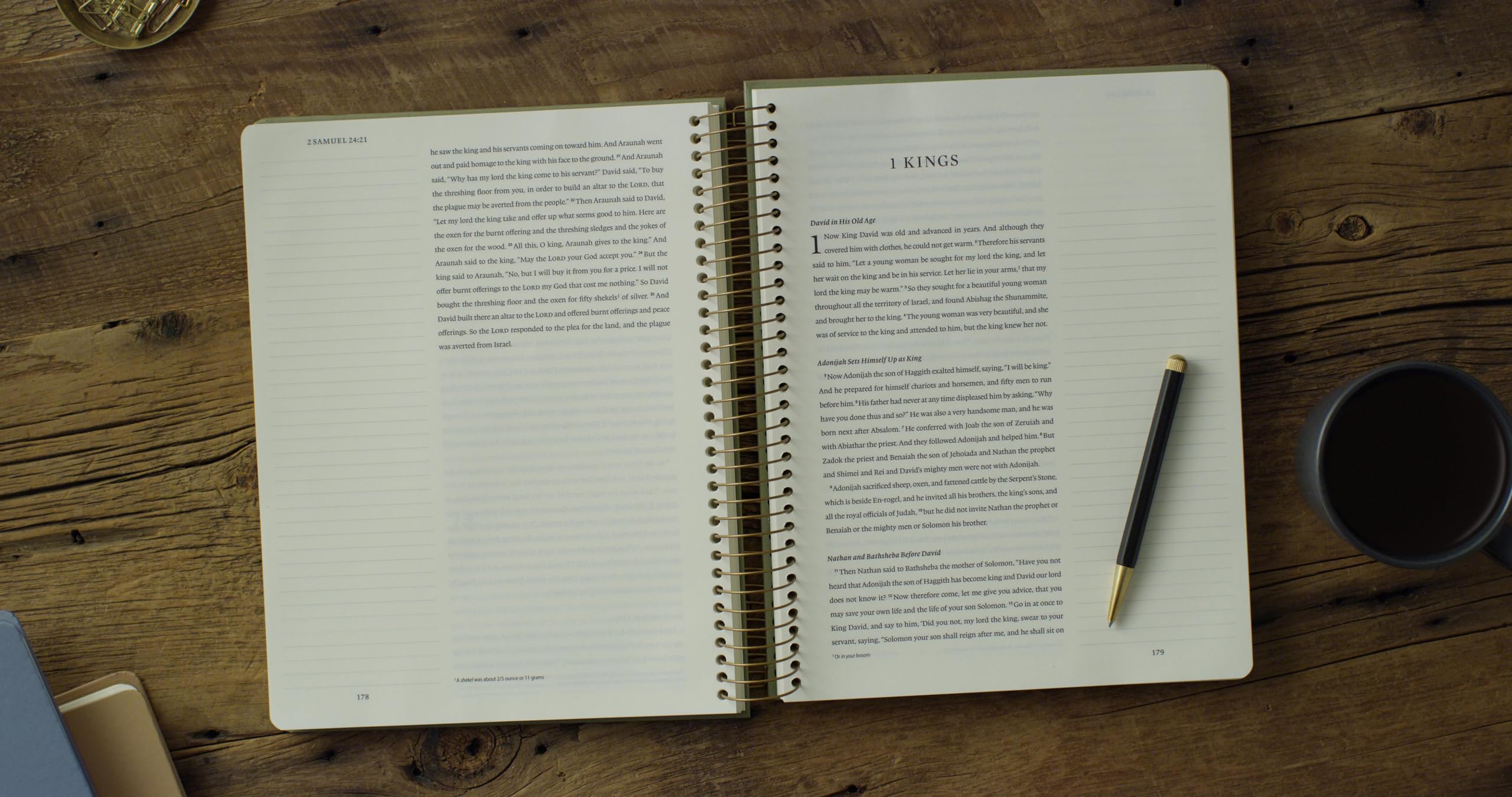 ESV Spiral-Bound Journaling Bible, History (Hardcover): Holy Bible, English Standard Version ESV Spiral-Bound Journaling Bible, History (Hardcover): Holy Bible, English Standard Version Hardcover