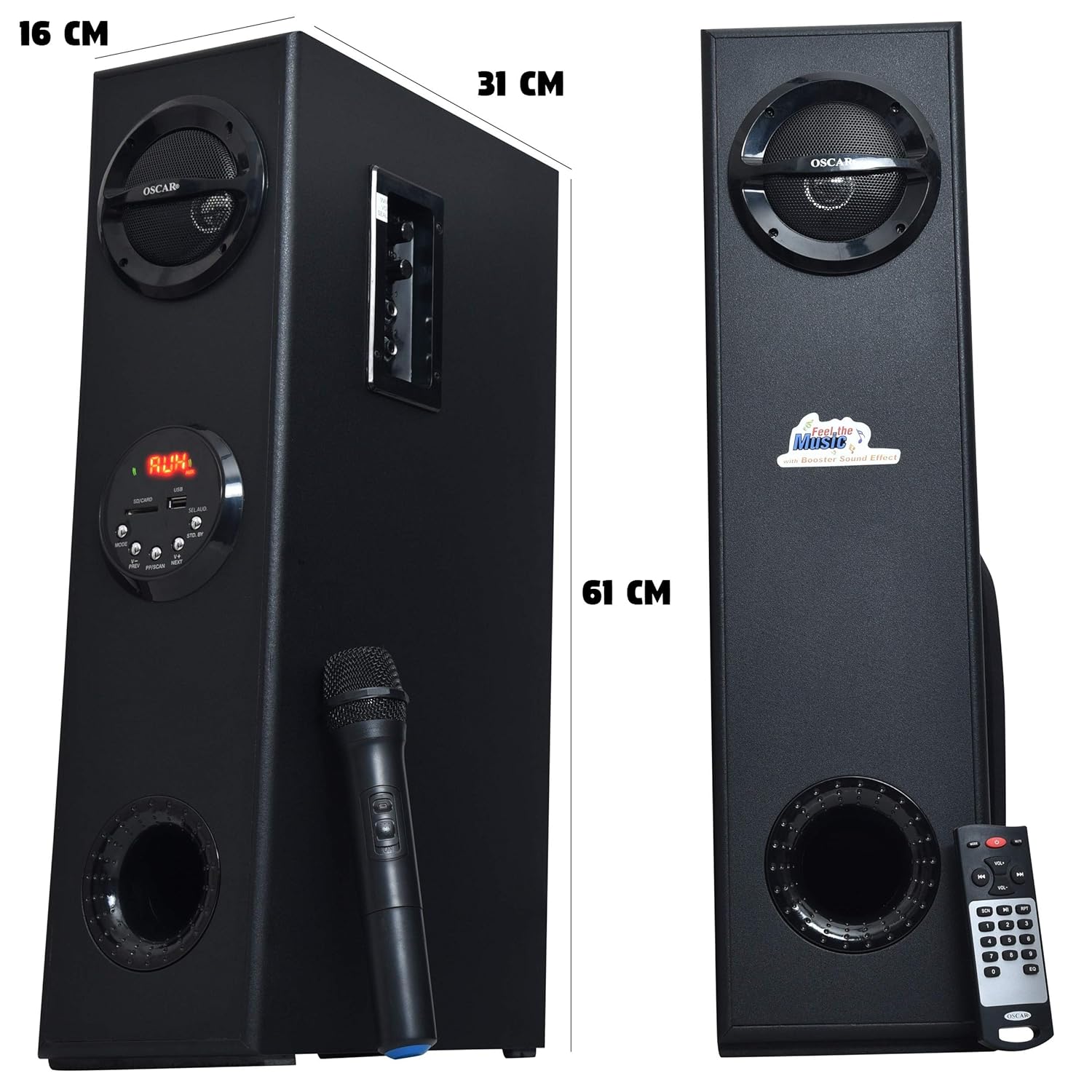 oscar home theatre tower