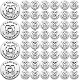 48 Pcs Token of Appreciation Coins 0.79 Inches Diameter Kindness Coins Incentives Metal Thank You Tokens for Student Awards School Supplies Kids Behavior(Elegant)