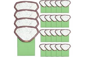 BUUFILCOO 24 Pack 107314 Micro Filter Vacuum Bags Compatible with ProTeam 6 QT Backpack Vacuum, Super Coach Pro 6, ProVac FS 6, GoFit 6, GoFit 6 PLUS and GoFree Flex Pro II