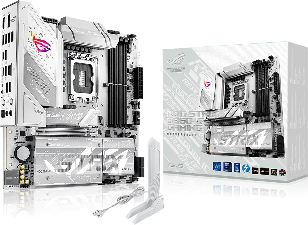 ASUS ROG Strix B860-G Gaming WiFi mATX Motherboard DDR5 PCIe 5.0 AI