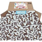 Hershey Chocolate Bars - Mini Individually Wrapped Bulk Easter Milk for Party, Goodie Bag, Halloween, Valentine's Kosher, No Gluten (Milk chocolate flavor, 5lbs)