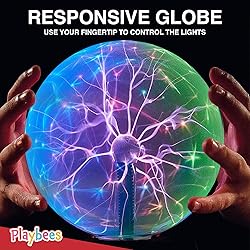 7-Inch Colorful Plasma Ball – Tesla Coil Globe