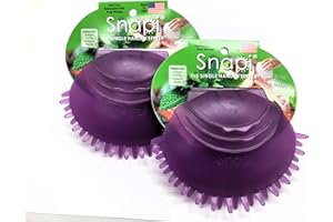 Snapi The Single Handed Salad Server, Grape, Rubber, Pack of 2