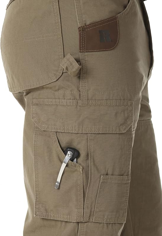 Riggs Workwear Ranger - Pantaloni da Lavoro da Uomo, Corteccia, 42W x 36L