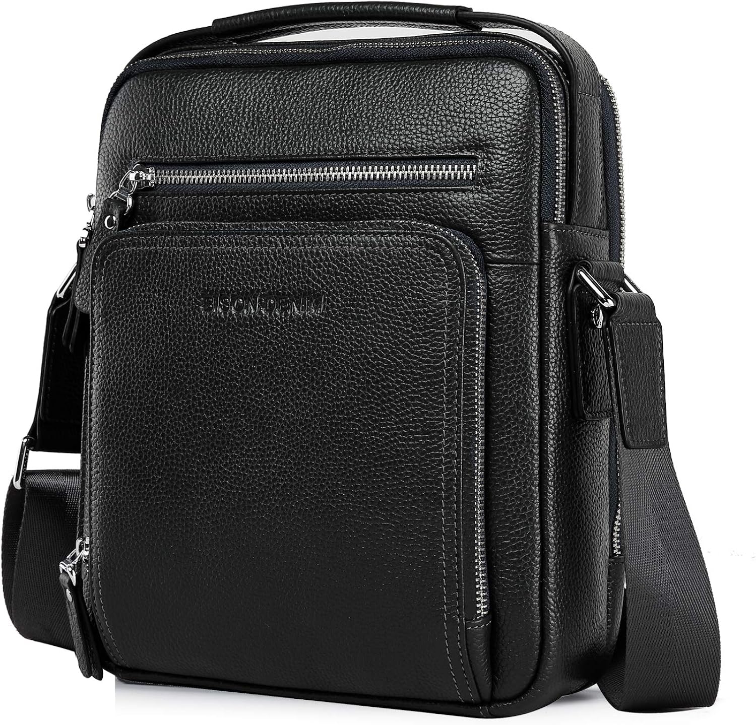 mens leather cross body messenger bag