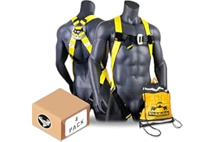 KwikSafety - Charlotte, NC - TORNADO Fall Protection Safety Harness [Full Body Single D-Ring] Construction ANSI Tested OSHA