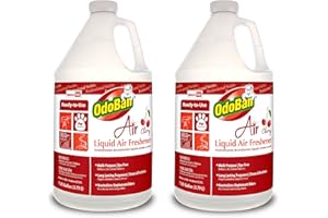 OdoBan Professional Series Ready-to-Use Air Cherry Liquid Air Freshener, Made in the USA, Cherry Scent, 2-Pack, 1 Gallon Each