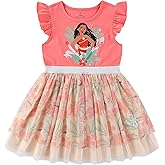 Disney Moana Girls Tulle Dress for Toddler and Big Kids