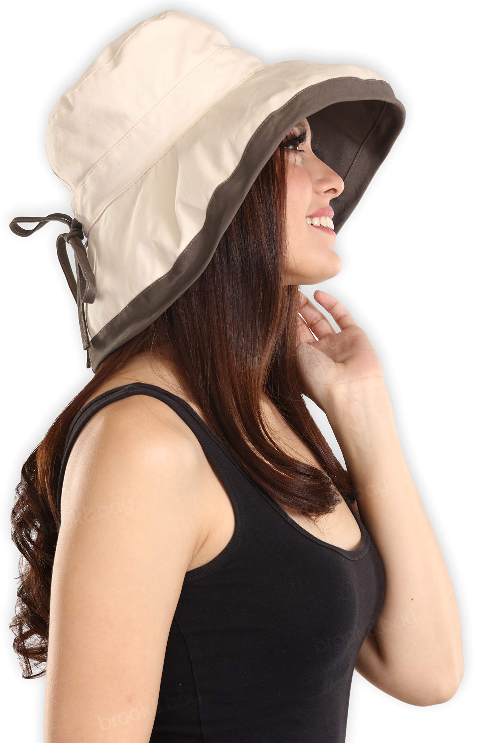 Womens Sun Hat with UV Protection Hiking Hat Gardening Outdoor Summer Hat Foldable, Packable