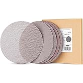 toolant Mesh Abrasive 9" Drywall Sandpaper, 80-320 Grit, 10Pcs | Dust-Free Hook &amp; Loop Drywall Sanding Disc, for Sanding Wood, Metal, Versatile Tool for DIY &amp; Home Improvement