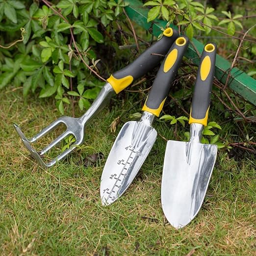 OMG_Shop Jardinería Tool Set – 3 Pieza Kit de huerto Urbano con ...