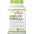 Healthology Lung-FX Formula – Respiratory & Lung Health Support, Mucus-Clearing Expectorant & Antioxidant Blend with NAC, Fen